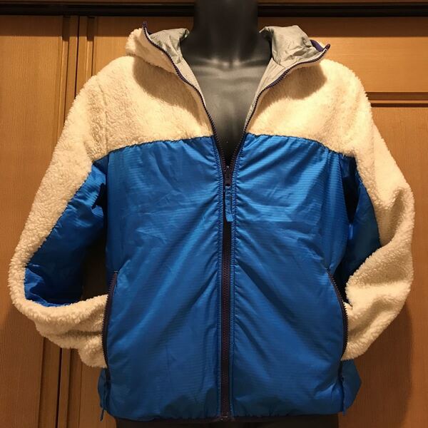 クィックシルバー フリースジャケット リバーシブル HAWAII ボアジャンバー シェルパ 検索用 ノースフェイス GAP チャンピオン