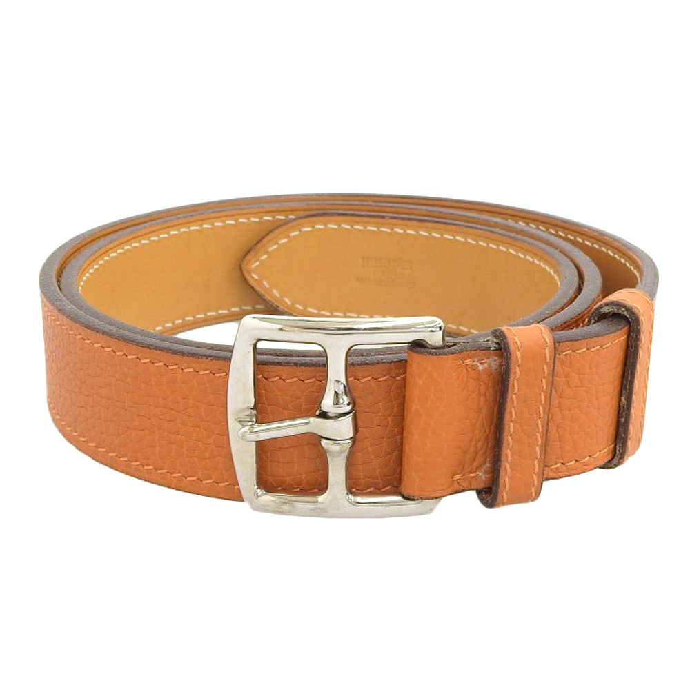 売れ筋新商品 HERMES エルメス エドリヴィエール レザーベルト 中古品 - ベルト