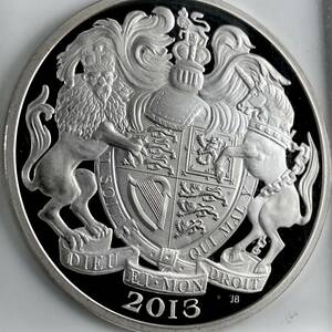 【最高鑑定★ピエフォー】2013年 イギリス エリザベス女王 戴冠60周年記念 5ポンド 銀貨 NGC PF70UC プルーフ アンティーク モダンコイン