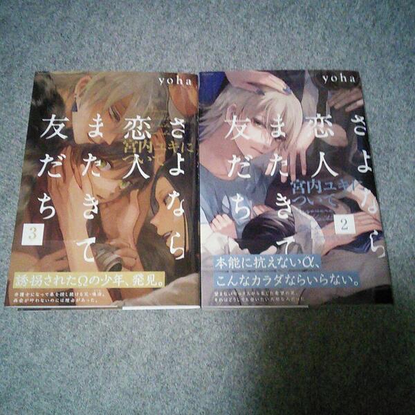 2冊セット☆おまけ5種付☆さよなら恋人、またきて友だち～宮内ユキについて～ 2巻 3巻☆yoha