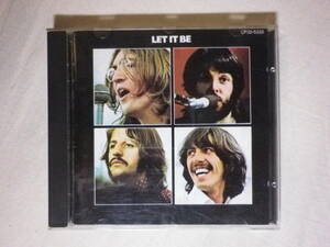 『The Beatles/Let It Be(1970)』(1987年発売,CP32-5333,廃盤,国内盤,歌詞対訳付,Get Back,The Long And Winding Road)