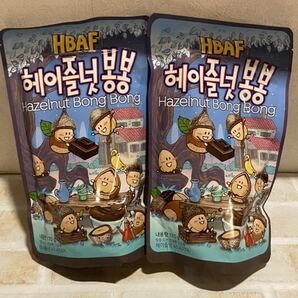 〈送料無料〉 韓国 ハニーバターアーモンド シリーズ 2袋 【ヘーゼルナッツボンボン】 Tom’s ナッツ トムズ 韓国土産 お菓子 HBAF