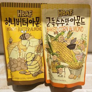 〈送料無料〉 韓国 ハニーバターアーモンド シリーズ 2袋 【ハニーバター・焼きとうもろこしアーモンド】 Tom’s ナッツ トムズ