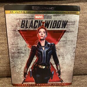 日本語あり 美品 北米版 ブラックウィドウ 4KUHD+ブルーレイ+デジタルコード