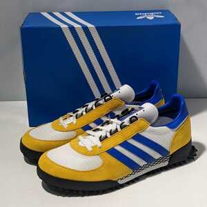  new goods unused 28cm Adidas Marathon TR Adidas marathon white gold blue retro running sneakers FY3683