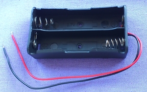 電池ボックス　リチウムイオン18650電池　２本用　（長さ69mmまで使用可能）