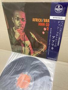 w/ RARE OBI！帯付LP！ジョン コルトレーン John Coltrane Quartet / Africa / Brass KING SH3018 ペラジャケ IMPULSE! ERIC DOLPHY JAPAN