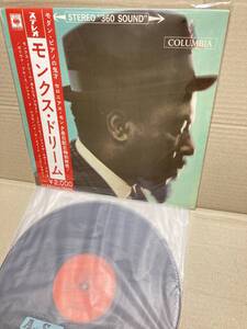 JPN 1ST PRESS！美盤LP帯付！セロニアス・モンク Thelonious Monk Quartet / Monk's Dream CBS Columbia YS-256 初期 ペラジャケ JAPAN OBI