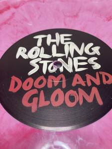 PINK MARBLED VINYL！美盤12''！ローリング・ストーンズ Rolling Stones / Doom And Gloom ROLLINGDOOM001 MULTI COLORED NOT TMOQ GRRR!