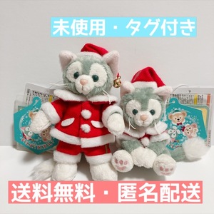 【未使用・タグ付】ジェラトーニ クリスマス 2014 【送料無料・匿名配送】ぬいぐるみバッジ ストラップ ぬいバ ぬいスト Disney サンタ