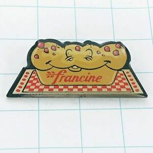 送料無料)flancine カップケーキ フランス輸入 アンティーク ピンバッジ PINS ピンズ A05106