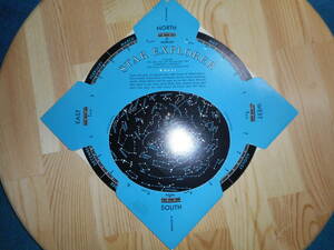 アンティーク、天球図、天文、星座早見盤、星図、星座図絵1985年『ベネット星座早見盤』Star map, Planisphere, Celestial atlas
