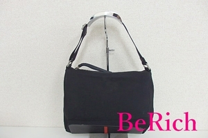 Prada Sports PRADA SPORT Semi-shoulder bag Linea Rossa Black Black Nylon PVC logo Handbag Shoulder bag [Used] bk5703, Prada, Bag, bag, Prada sports