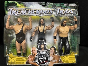 JAKKS：WWE Treacherous Trios 3Pack Series 10 ビッグ・ショー、アンダーテイカー＆グレート・カリ（未開封品）