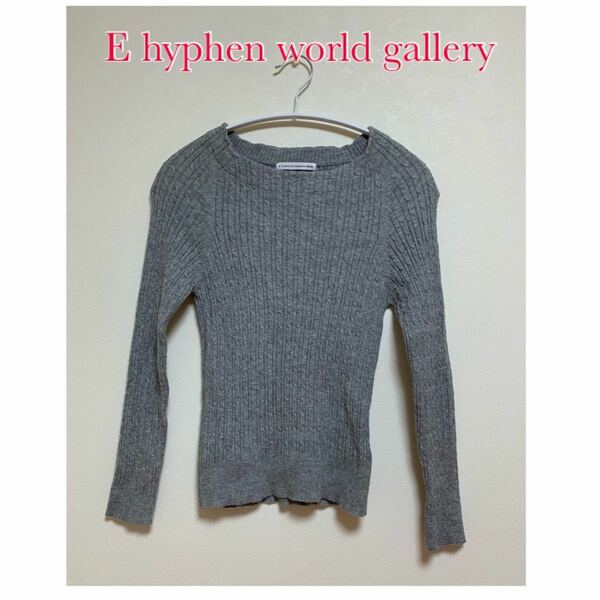 E hyphen world gallery ニット セーター