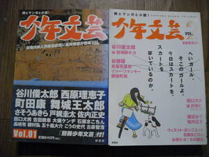 少年文芸　VOL.１　VOL.２　２冊セット　星野源小説　くるくるぱー子全話収録　新風社　２００５年・２００６年　絶版本