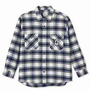 即決　新品未使用　Lサイズ　POLAR SKATE CO. FLANNEL SHIRT NAVY【 ポーラー スケート フランネル シャツ ネイビー 】2021