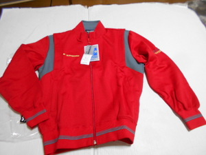 M red × charcoal gray 58SB-7561 super star beautiful Tsu . Mizuno jersey outer garment gym uniform gym uniform Showa Retro unused 