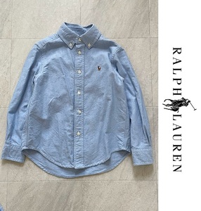 ■激安■Ralph Lauren/ラルフローレン■ボタンダウンシャツ/長袖シャツ/トップス■キッズ4T/100-110◎