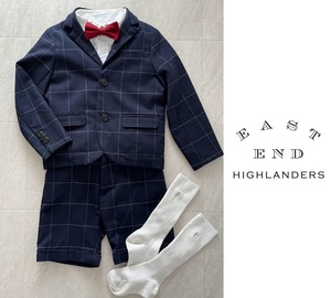 #5 позиций комплект # East end Highlander z# окно авторучка tailored jacket костюм # верх и низ / бабочка галстук / рубашка / носки # темно-синий /110