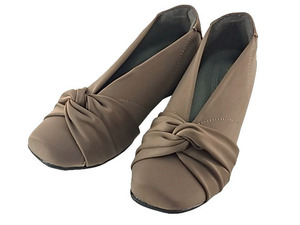  beautiful . person elegance pumps comfortable medicine ... shoe fita-. joint development S 22.5~23cm 4E heel 4cm cafe au lait 