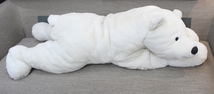 Dior/ディオール ラージベア テディベア 白クマ ぬいぐるみ フェイクファー 約110cm 出産祝い アニマル_画像2
