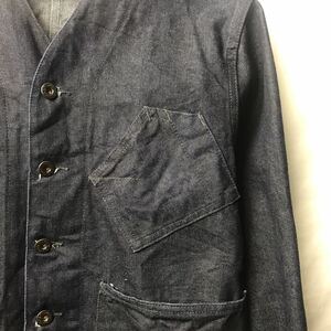 POST O'ALLS Post Overalls Denim engineer jacket Suite Bear S USA made 