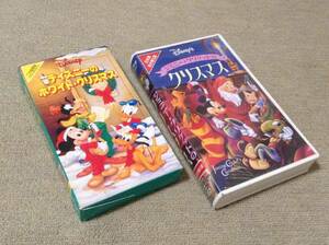 ディズニー クリスマス・ビデオソフト2本set ミッキー ドナルド
