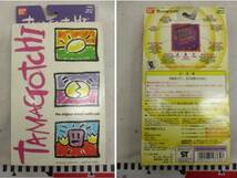 ●電子玩具《バ-チャルゲ-ム たまごっち：紫クリア 》(1996年~1997年製/ 当時物/バンダイ)［ケ-ス付・未使用］●_画像1