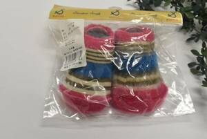 [stample] tag equipped! baby socks! border pink series * inside side ..*9-11cm* stamp ru*