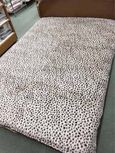 [ price cut ] new goods blanket living Kett animal pattern blanket tiger leopard rare double 1 sheets Dalmatian made in Japan 