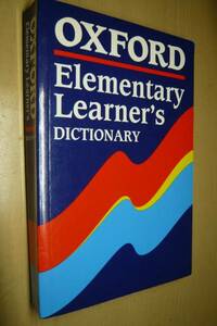  foreign book Oxford Elementary Learner's Dictionary of Englishbook