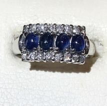 ☆Pt900 サファイア1.08ct＆ダイヤリング☆_画像2