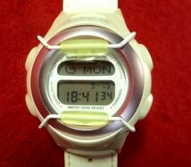 GS491）◎完動腕時計送料無料(定形外)★CASIO カシオ BABY-GFILEクマ Gショック系BG-381裏ぶたに可愛クマさんが椅子に座る、レアなシリーズ_画像1