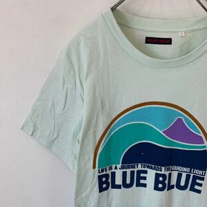 [KWT1277] BLUE BLUE 半袖Tシャツ レディース スカイブルー M ポス