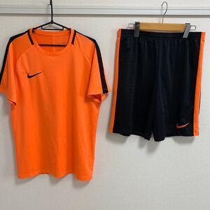 【XL】NIKE 半袖 トレーニングウェア 上下セット スポーツウェア ナイキ オレンジ