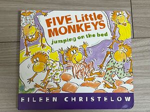 英語絵本 five little monkeys jumping on the
