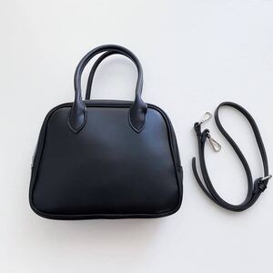 レザーバッグ 2way ショルダーバッグ トートバッグ ブラック ハンドバッグ