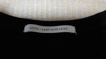 LUCA/LADY LUCK LUCA 黒　長袖　_画像3