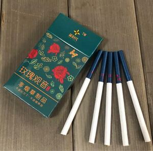 茶タバコ《ローズウーロン》茶煙草 茶烟 禁煙グッズ 紅茶タバコ バラ観音 バラ鉄観音