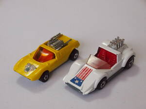 MATCHBOX HOT ROD other 1 point 2 pcs. set 1970 period * Britain made 