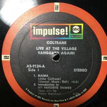 Impulse【 AS-9124 : Live At The Village Vanguard Again 】DG / John Coltrane_画像6