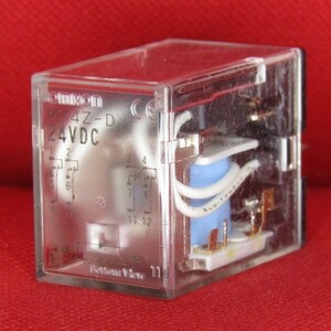 ROM4 OMRON Mini power relay [MY4Z-D]DC24V( twin contact * coil surge suction for diode shape )3A 4 contact NM