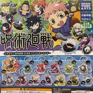 呪術廻戦 ガチャガチャ ぶちマス!呪術廻戦交流会 アクリルキーホルダー コンプセット