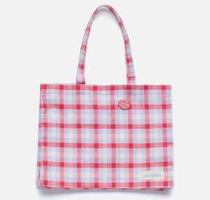 BTS 防弾少年団 FC公式グッズ [BTS Little Wishes] TOTE BAG (red) トートバッグ