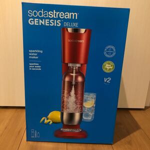 ソーダストリーム GENESIS Deluxe(ジェネシス デラックス) スターターキット レッド 未使用品 値下げ不可