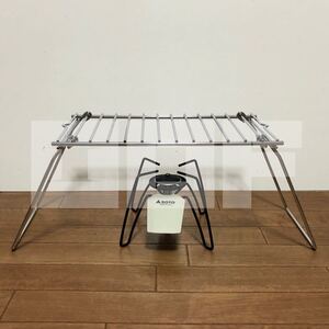 コンパクト収納 BBQ クッカースタンド キャンピンググリル 五徳 折畳スタンド