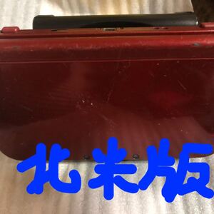 動作品 Nintendo New 3ds XL LL 北米版 北アメリカ版 本体 レッド