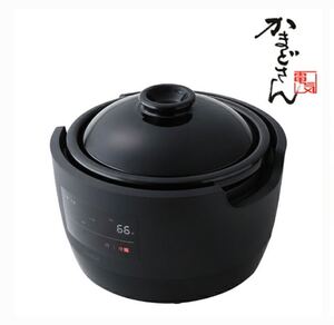 長谷園 siroca かまどさん SR-E111 炊飯器 黒
