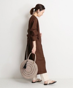 SLOBE IENAlinen no color coat Brown long cardigan spring summer beautiful goods M~L